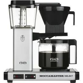 Moccamaster KBG Select Капельная кофеварка матовое серебро, фото 