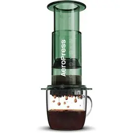 AeroPress Clear Кофеварка ручная зеленая, фото 