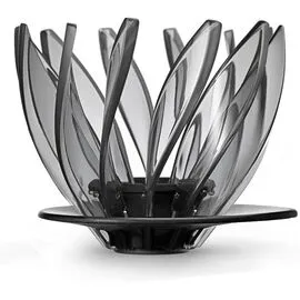 Hario V60 Suiren 02 Пластиковый пуровер прозрачный чёрный, фото 