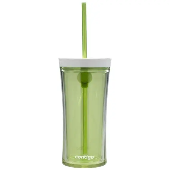 Дорожный стакан-шейкер с соломкой Contigo Shake & Go