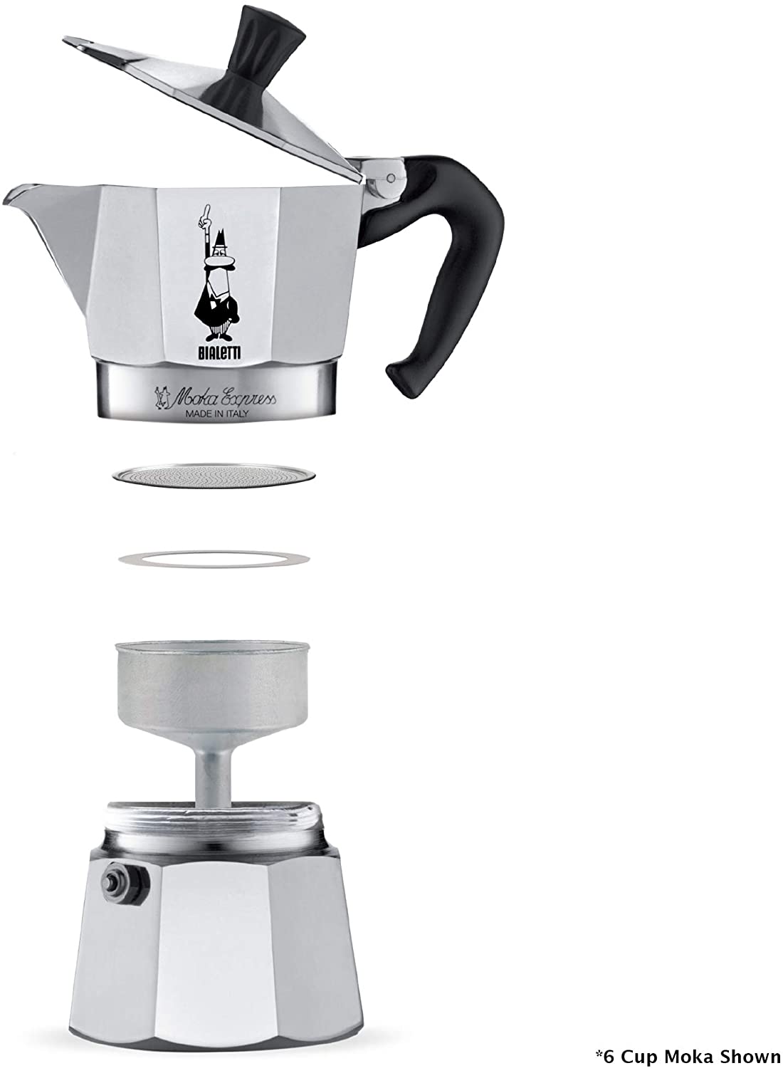 Bialetti 1165 Moka Express на 9 чашек Гейзерная кофеварка | Микрообжарщики  кофе Tostado