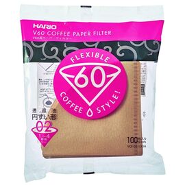Бумажные фильтры Hario V60 02 натуральные, 100 шт., фото , изображение 2