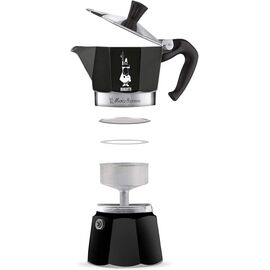 Bialetti 4953 Moka Express на 6 чашек черная Гейзерная кофеварка, фото , изображение 3