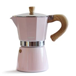 Gnali&Zani Venezia Гейзерная кофеварка на 9 чашек розовая, фото 