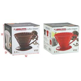 Tiamo HG5538BR Керамический пуровер V02 коричневый, фото , изображение 4