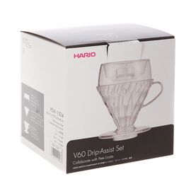 Hario V60 Drip-Assist Set Набор воронка с диспенсером, фото , изображение 6