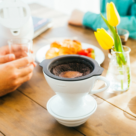 Hario PDC-02W Керамический пуровер V60 02 белый, фото , изображение 6