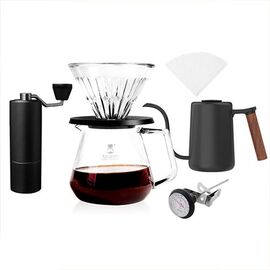 Timemore C3 Pour Over Set Fish Youth Kettle набор для заваривания кофе черный, фото 