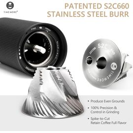 Timemore Chestnut C3s Pro Кофемолка ручная черная, фото , изображение 2