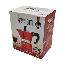 Bialetti 4942 Moka Express на 3 чашки красная Гейзерная кофеварка, фото , изображение 5