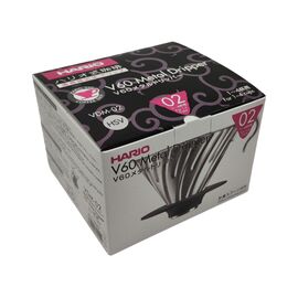 Hario VDM-02HSV Пуровер металлический V60 02 серебряный, фото , изображение 4