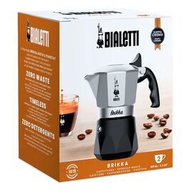 Bialetti 7327 Brikka 2023 на 2 чашки Гейзерная кофеварка, фото , изображение 2
