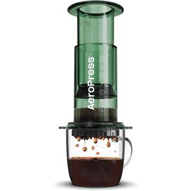 AeroPress Clear Кофеварка ручная зеленая, фото 