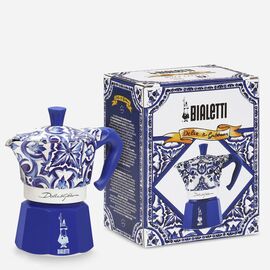 Bialetti 5345 Moka Express Dolce&Gabbana Blu на 3 чашки Гейзерная кофеварка, фото , изображение 2