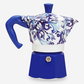 Bialetti 5345 Moka Express Dolce&Gabbana Blu на 3 чашки Гейзерная кофеварка, фото , изображение 3