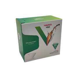 Hario VCF-01-100WK Бумажные фильтры V60 01 белые 100 шт в коробке, фото , изображение 2