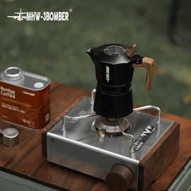MHW-3BOMBER Гейзерная кофеварка 100 мл черная, фото , изображение 3