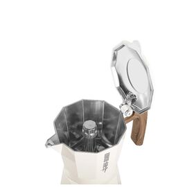 MHW-3BOMBER Гейзерная кофеварка 100 мл белая, фото , изображение 5