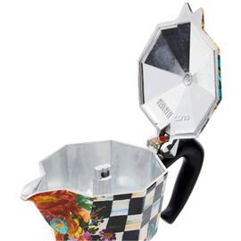 Bialetti 5347 Moka Express MacKenzie-Childs на 3 чашки Гейзерная кофеварка, фото , изображение 2