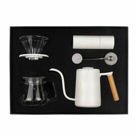 Timemore C3s Pour Over Set Fish Youth Kettle набор для заваривания кофе белый, фото , изображение 2
