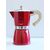 Gnali&Zani Venezia Гейзерная кофеварка на 9 чашек красная, фото , изображение 2