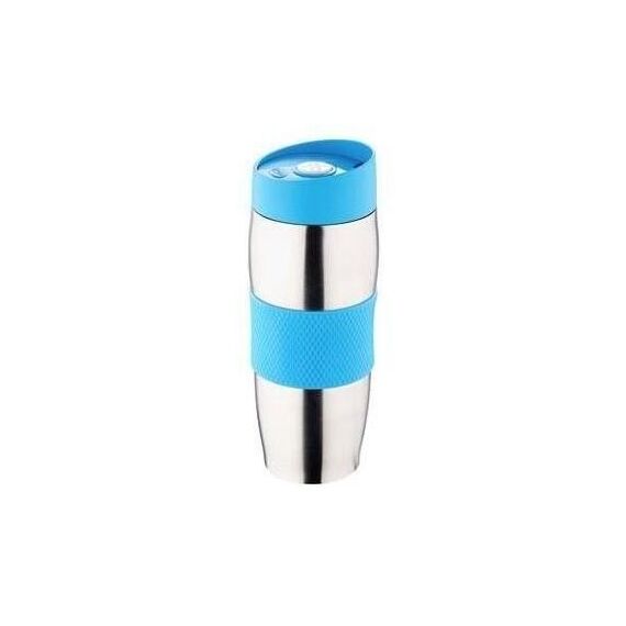 Синяя дорожная термокружка Bergner Vacuum Travel Mug