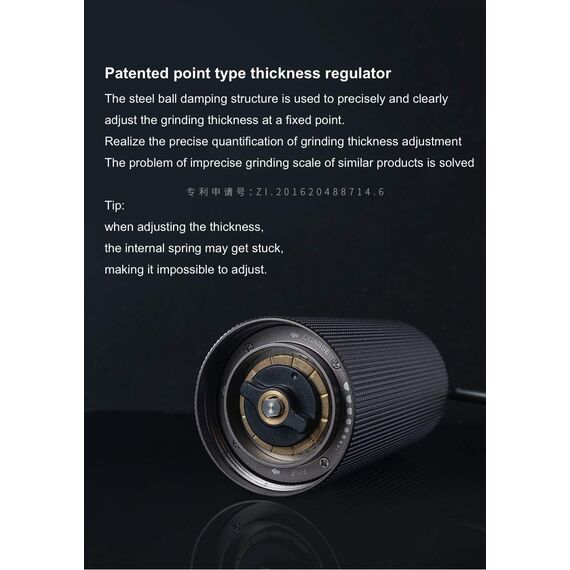 Timemore Chestnut C2 Кофемолка ручная красная, фото , изображение 8