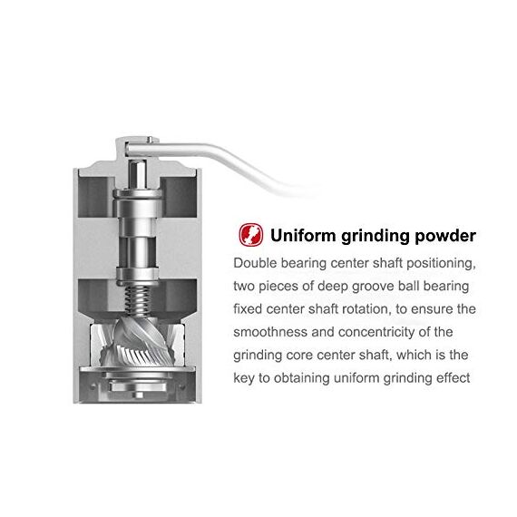 Timemore Slim Black Кофемолка ручная, фото , изображение 4