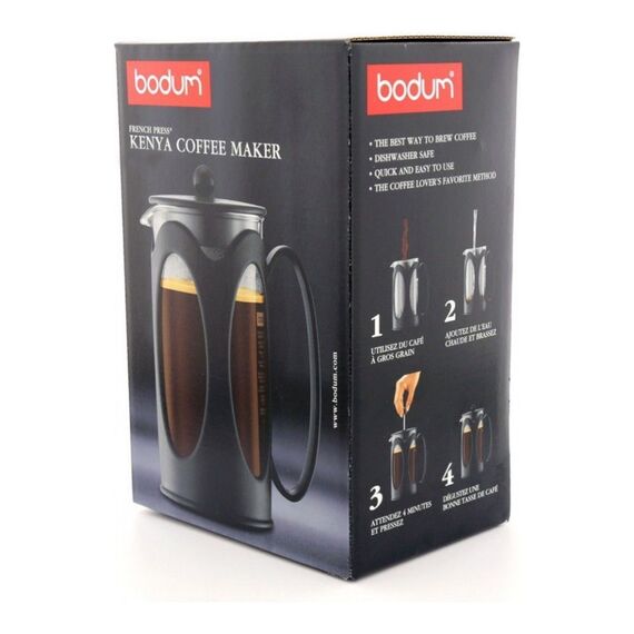 Bodum 10682-01 Kenya Френч-пресс 0.35 л черный, фото , изображение 8