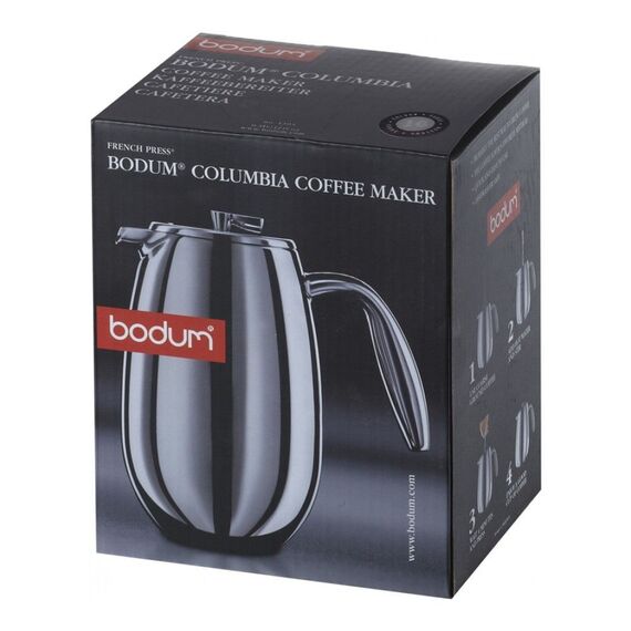 Bodum 1308-57 Columbia Френч-пресс 1 л стальной матовый, фото , изображение 7