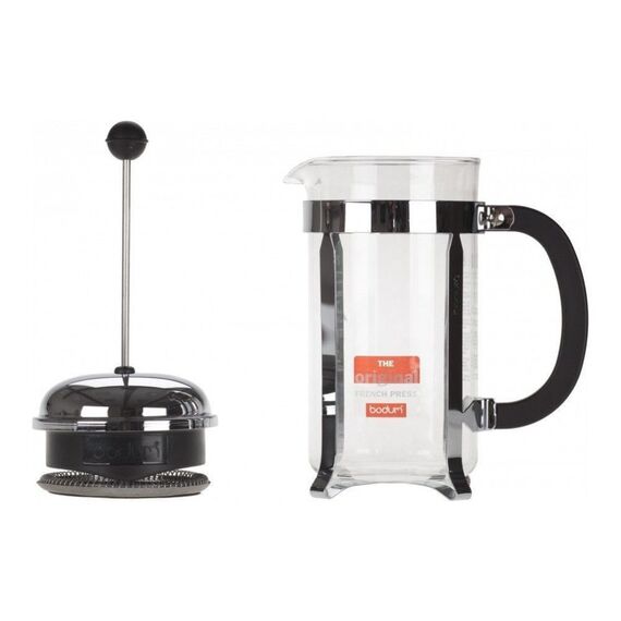 Френч-пресс Bodum 1928-16 Chambord 1 л черный, фото , изображение 2