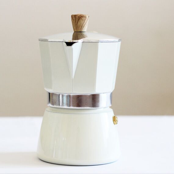 Gnali&Zani Venezia Гейзерная кофеварка на 3 чашки кремовая, фото , изображение 3 Gnali&Zani Venezia Гейзерная кофеварка на 3 чашки кремовая, фото , изображение 3