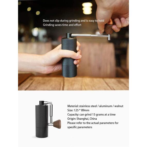 Timemore Nano Black Кофемолка ручная, фото , изображение 2