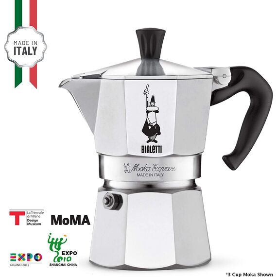 Bialetti 1163 Moka Express на 6 чашек Гейзерная кофеварка, фото , изображение 5 Bialetti 1163 Moka Express на 6 чашек Гейзерная кофеварка, фото , изображение 5