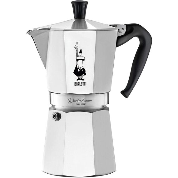 Bialetti 1165 Moka Express на 9 чашек Гейзерная кофеварка, фото 