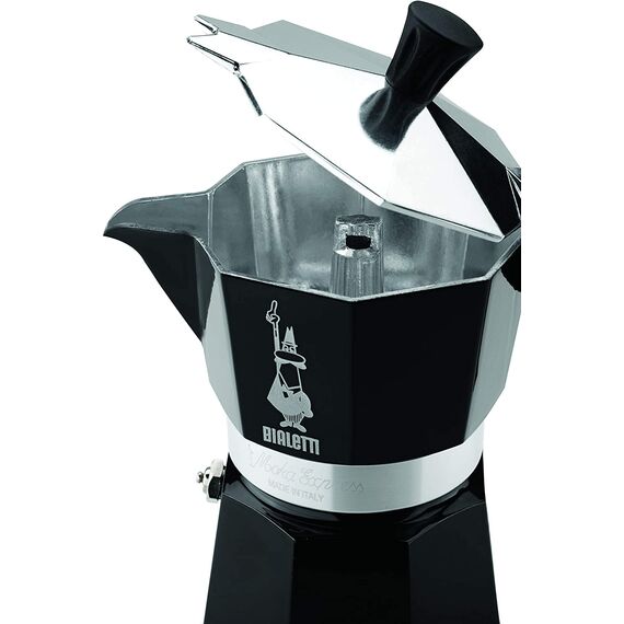 Bialetti 4952 Moka Express на 3 чашки черная Гейзерная кофеварка, фото , изображение 8 Bialetti 4952 Moka Express на 3 чашки черная Гейзерная кофеварка, фото , изображение 8