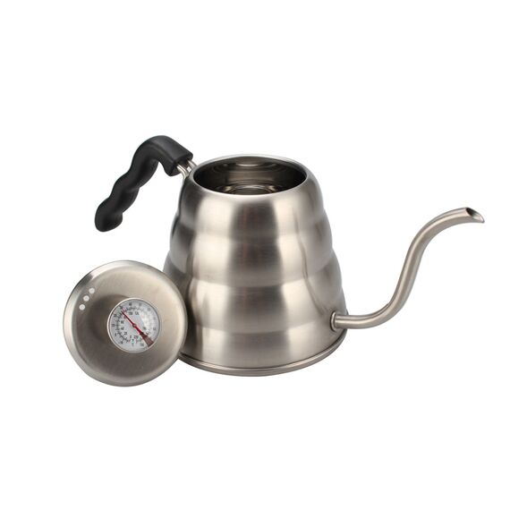 AnyBar Drip Kettle Чайник для альтернативного заваривания с термометром 1200 мл сталь, фото 