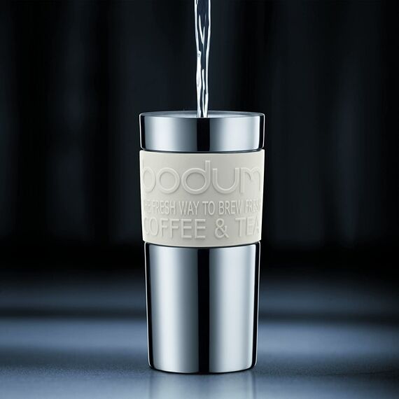 Bodum 11067-913 Travel Press Дорожный френч-пресс белый, фото , изображение 2