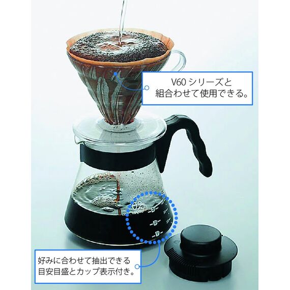 Кофейник Hario VCS-02B 700 мл приготовление Кофейник Hario VCS-02B 700 мл приготовление