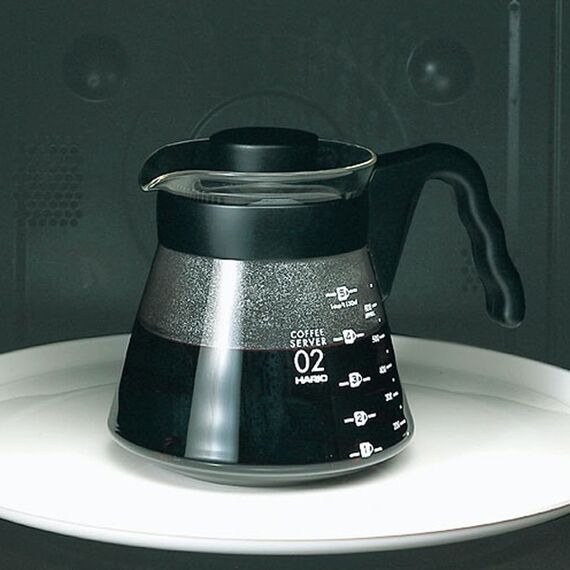 Кофейник Hario VCS-02B 700 мл, вид в СВЧ Кофейник Hario VCS-02B 700 мл, вид в СВЧ