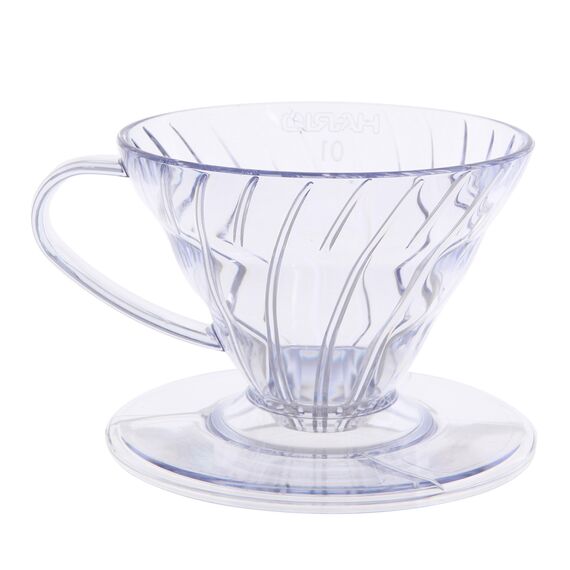Hario VD-01T Пластиковый пуровер V60 01 прозрачный, фото , изображение 2