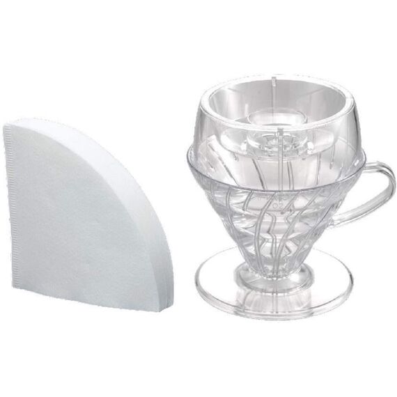 Hario V60 Drip-Assist Set Набор воронка с диспенсером, фото 