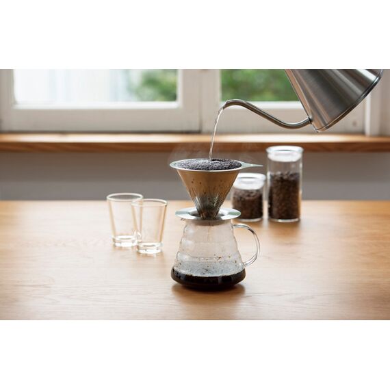 Hario DMD-02-HSV Double Mesh Metal Dripper Металлический пуровер, фото , изображение 3