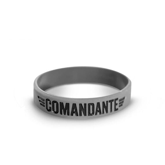 Comandante Браслет силиконовый серый, фото 
