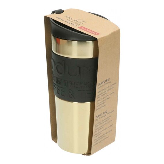 Bodum Travel Clip 11068-17s Дорожная термокружка 350 мл золото, фото , изображение 2
