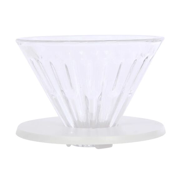 Timemore Glass Crystal Eye Brewer Set 01 360 мл набор для заваривания кофе белый, фото , изображение 3