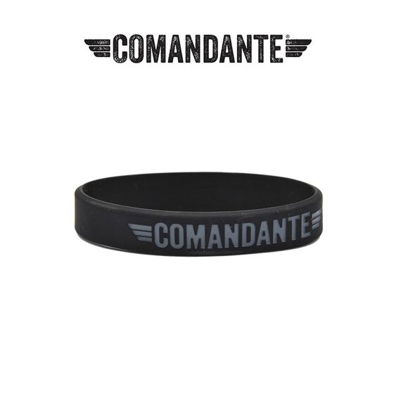 Comandante Браслет силиконовый черный, фото 