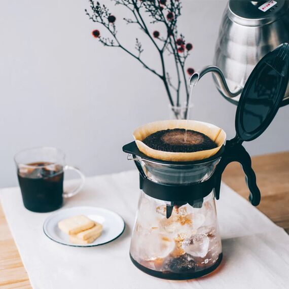 Hario V60 Drip In Пуровер-декантер черный, фото , изображение 2