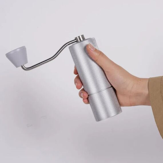 Timemore Chestnut C3 Кофемолка ручная серебристая, фото , изображение 6