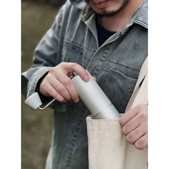 Timemore Chestnut C3 Кофемолка ручная серебристая, фото , изображение 8